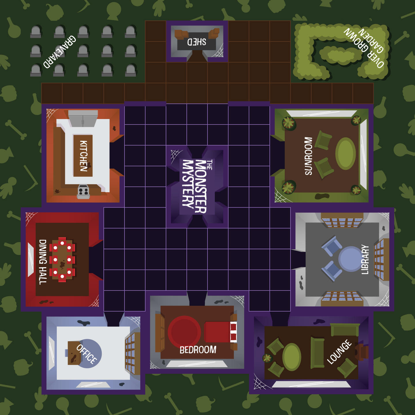 Flat of the Game Board.